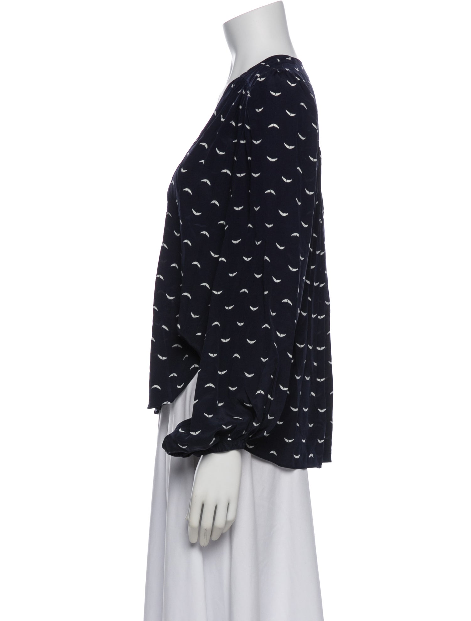 Zadig & Voltaire Silk Patterned Blouse