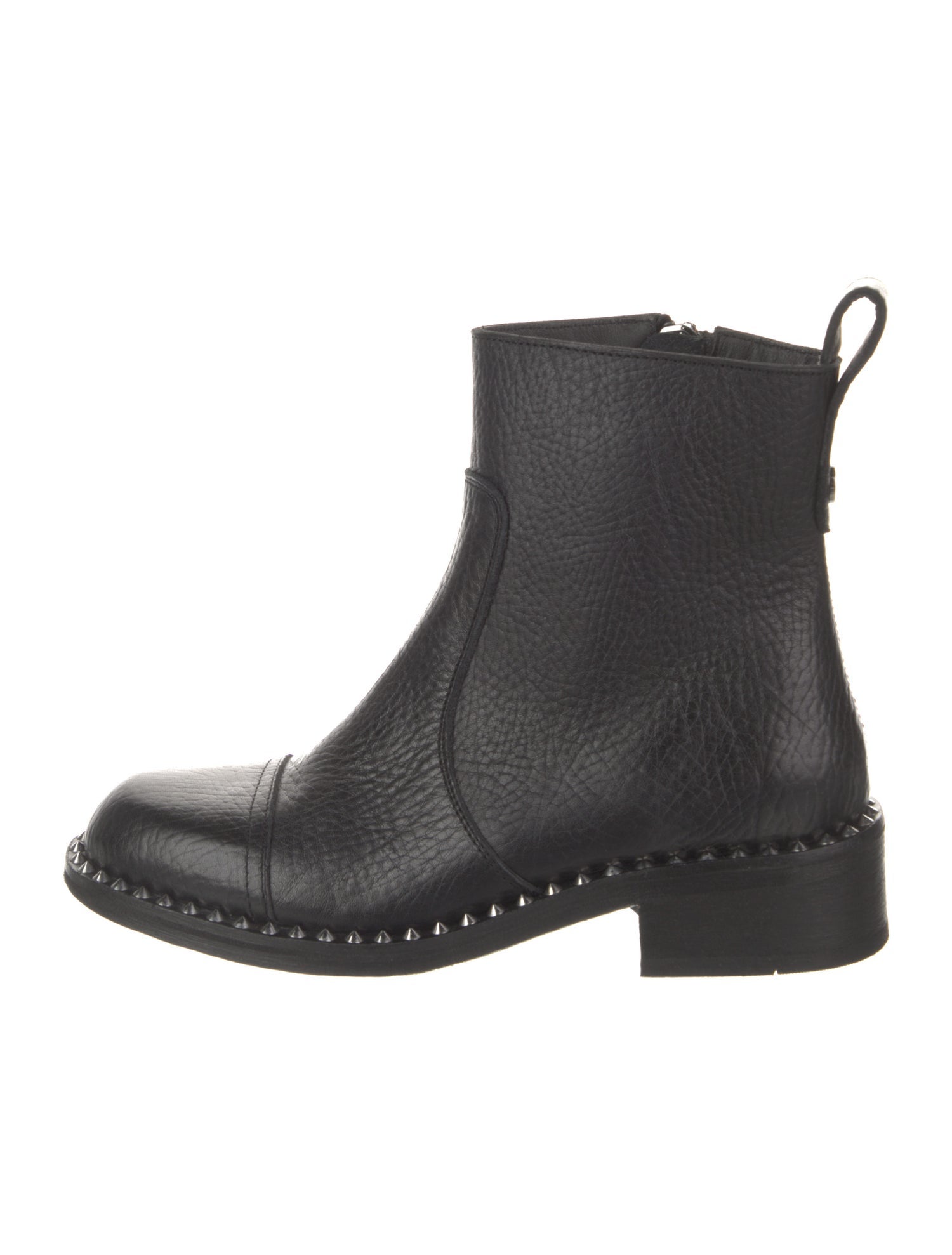 Zadig & Voltaire Leather Studded Accents Boots