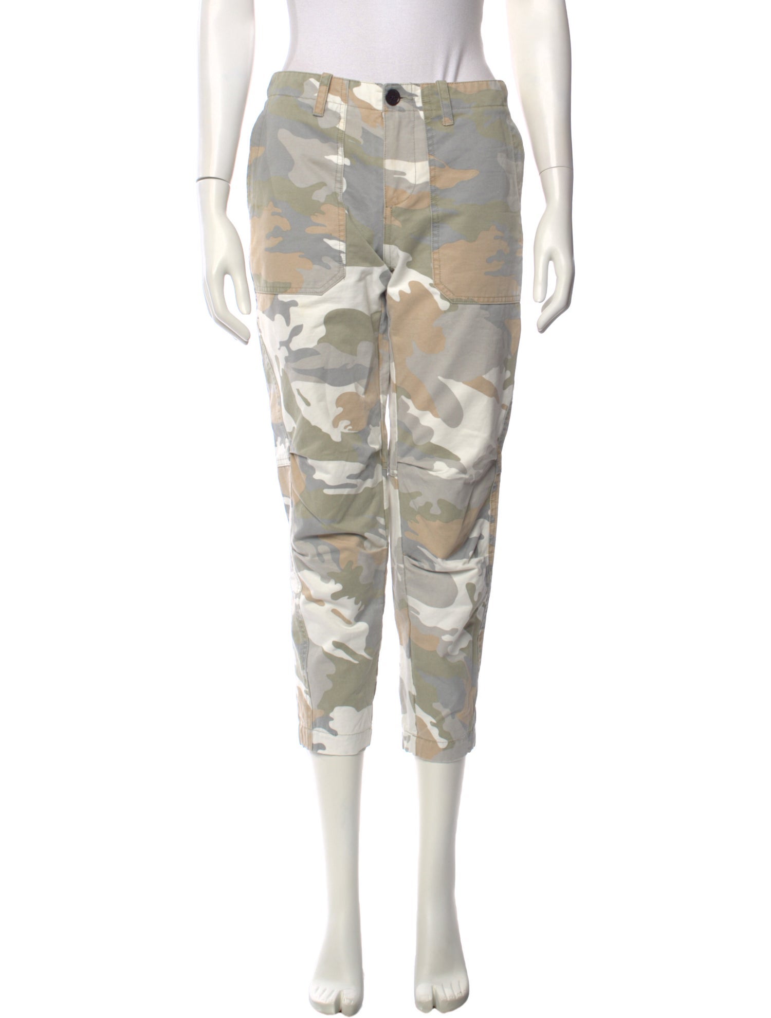 Zadig & Voltaire Camouflage Print Skinny Leg Pants