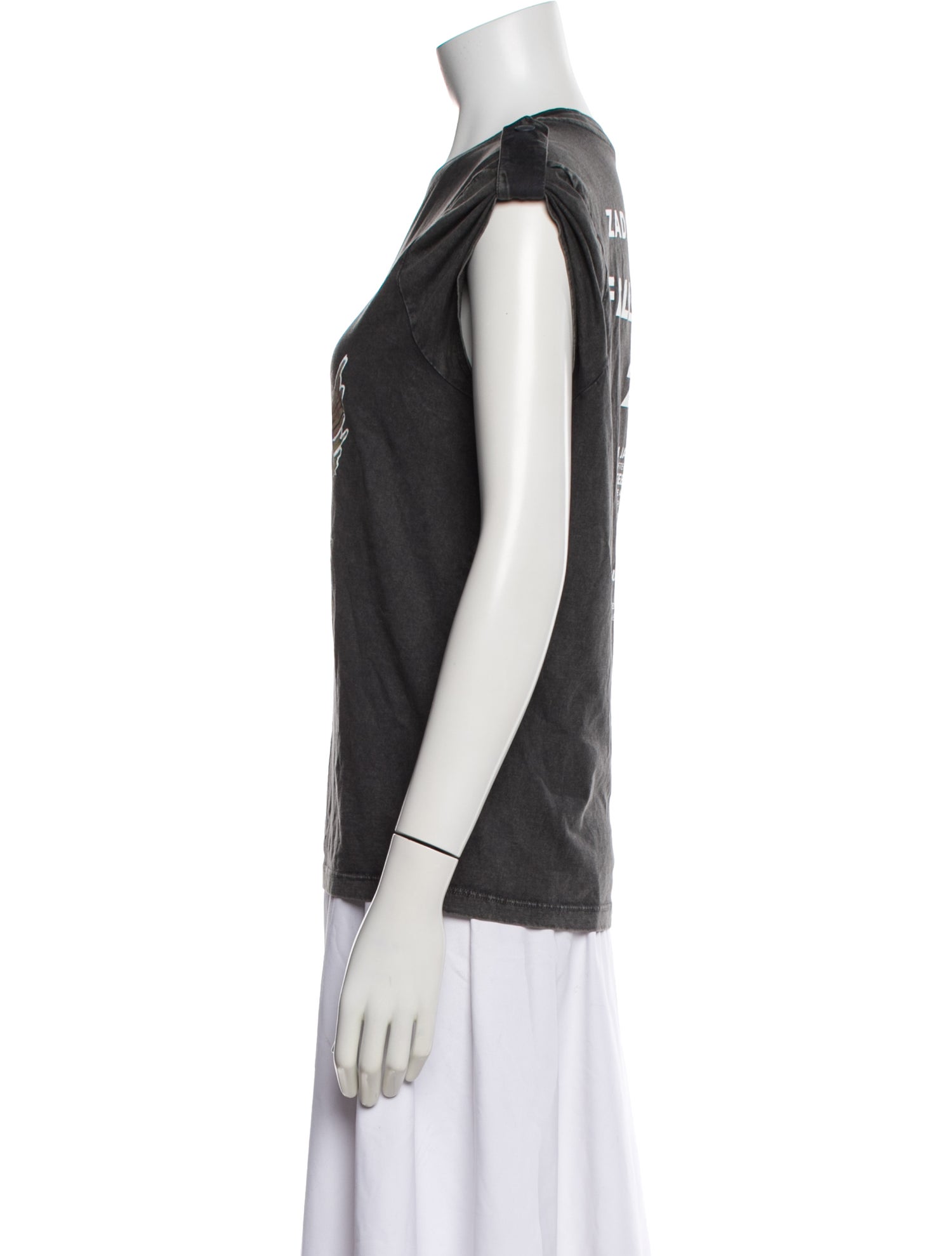 Zadig & Voltaire Graphic Print Crew Neck T-Shirt