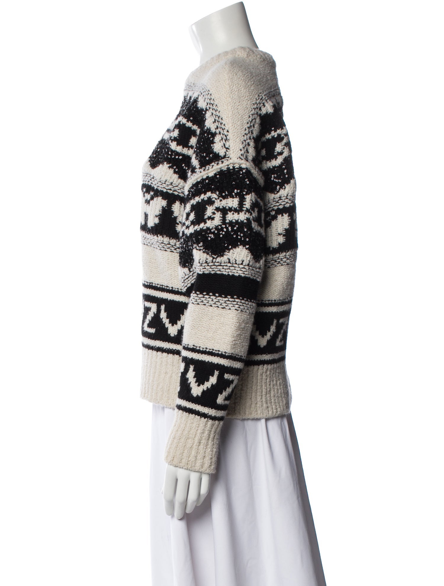 Zadig & Voltaire Cashmere Striped Sweater