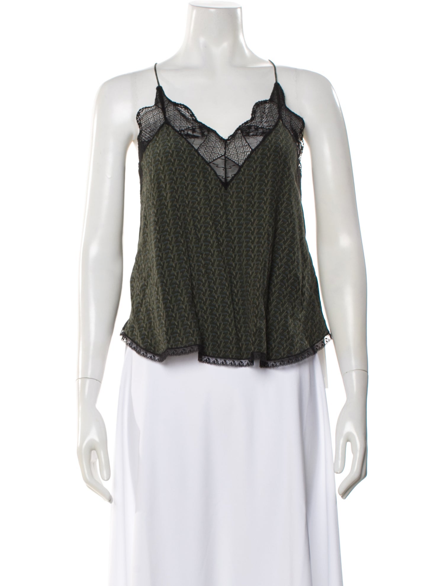 Zadig & Voltaire Patterned V-Neck Top