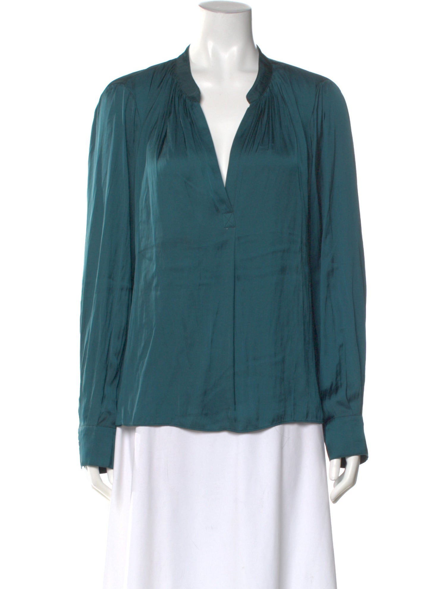 Zadig & Voltaire V-Neck Long Sleeve Blouse