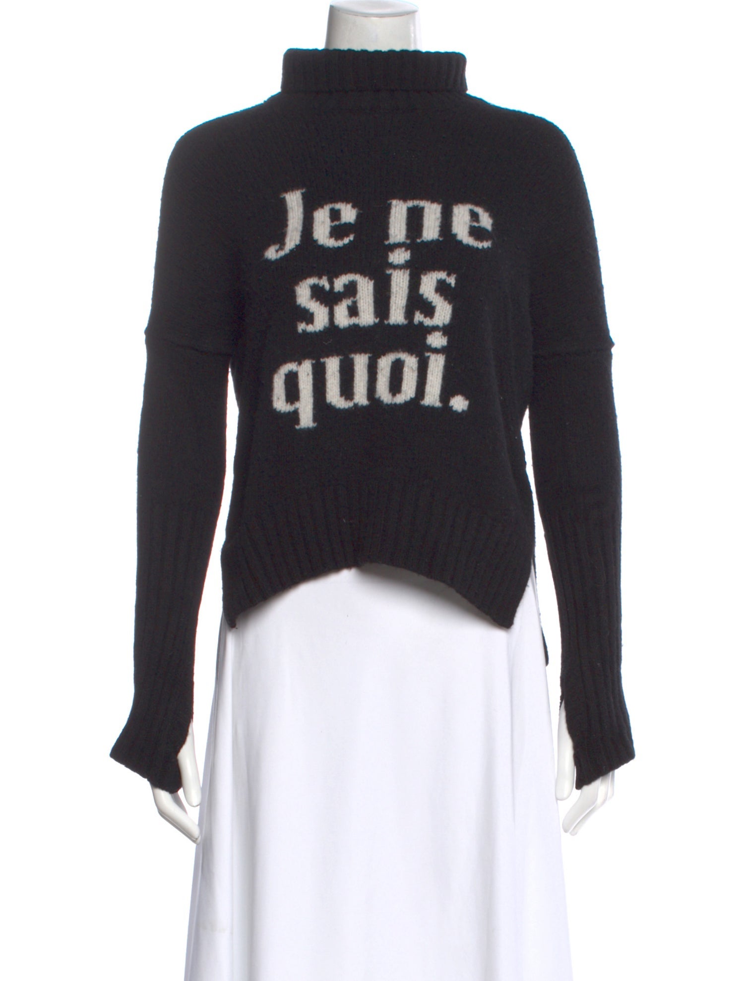 Zadig & Voltaire Merino Wool Graphic Print Sweater