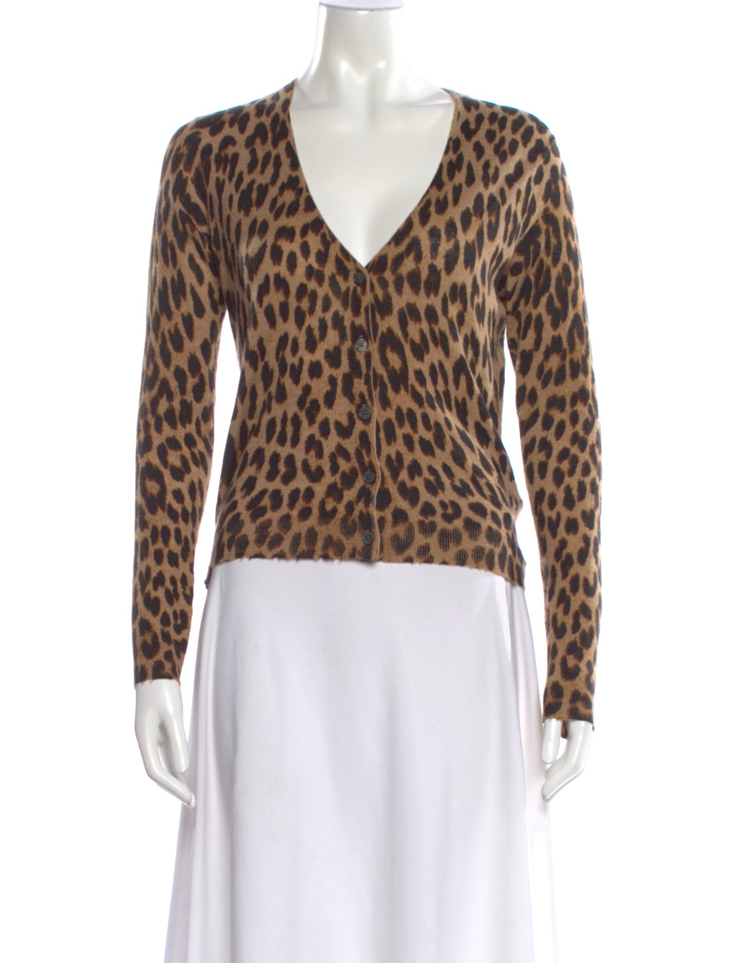 Zadig & Voltaire Cashmere Animal Print Sweater w/ Tags