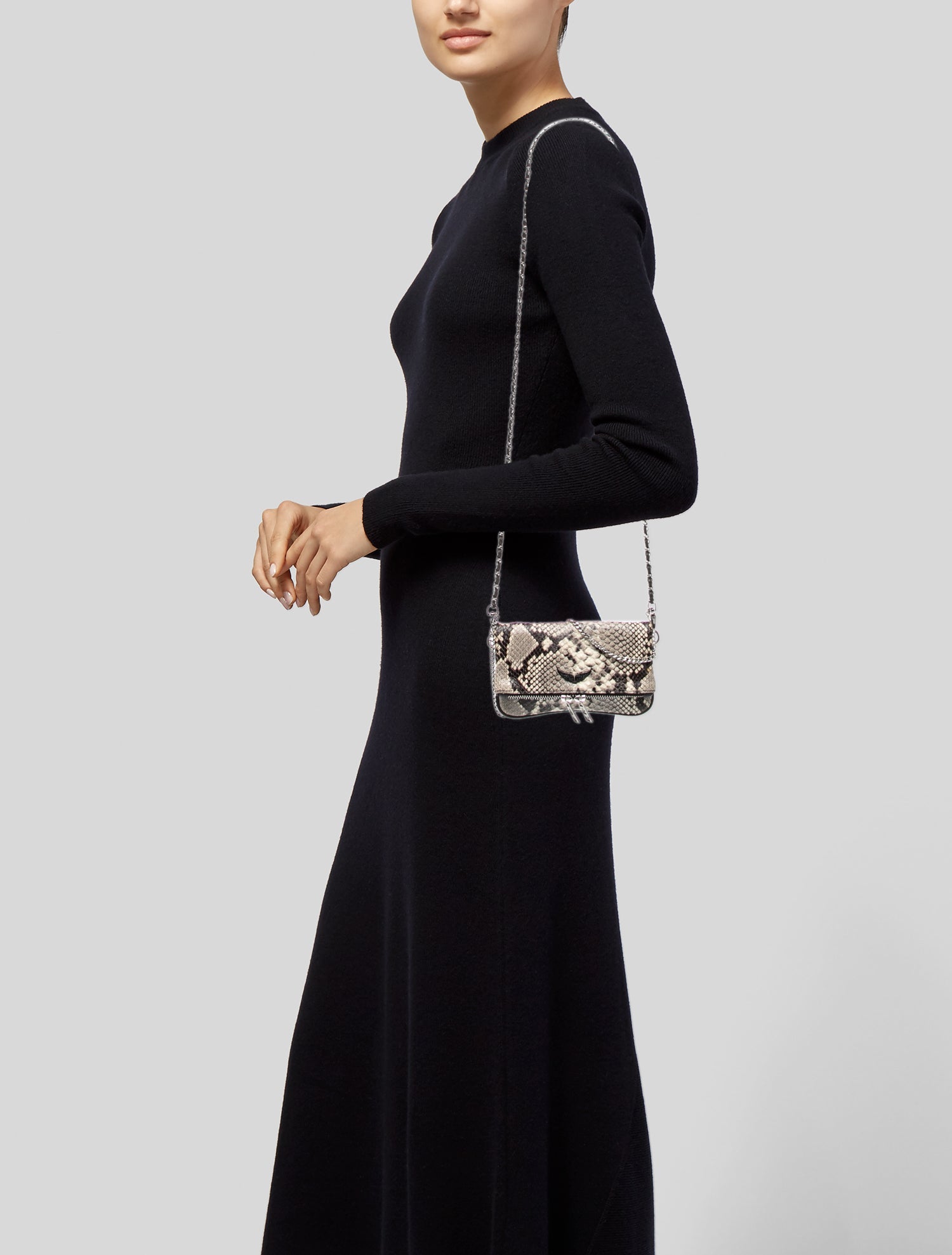Zadig & Voltaire Snakeskin Crossbody Bag - Crossbody Bags