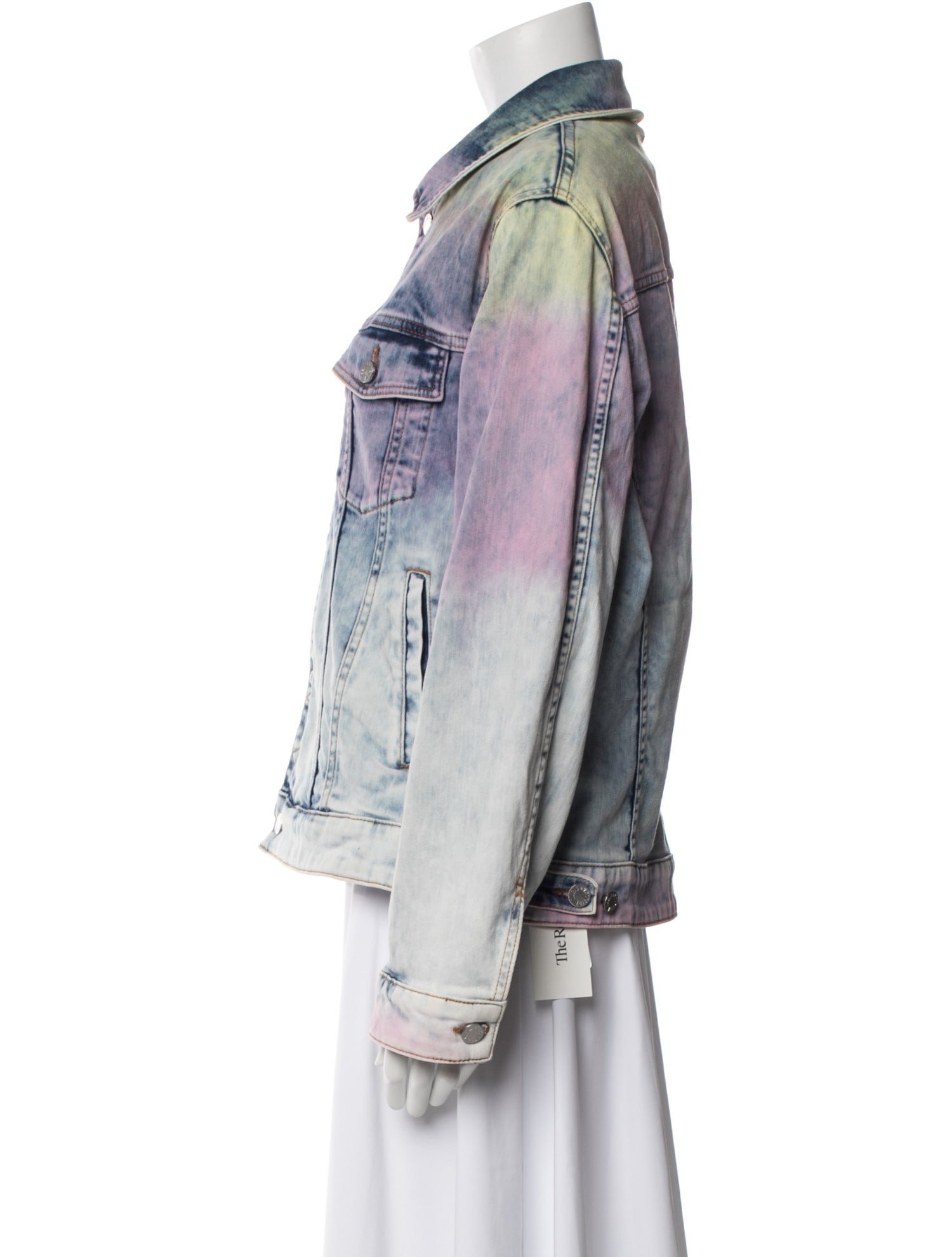 Zadig & Voltaire Tie-Dye Print Denim Jacket
