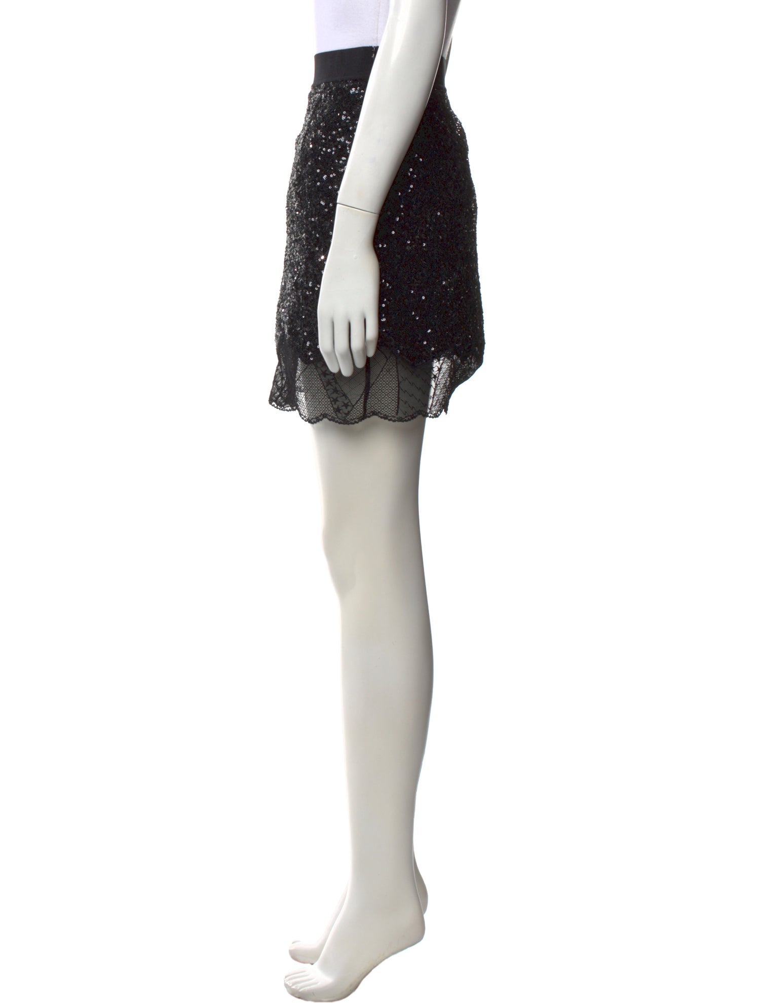 Zadig & Voltaire Graphic Print Mini Skirt