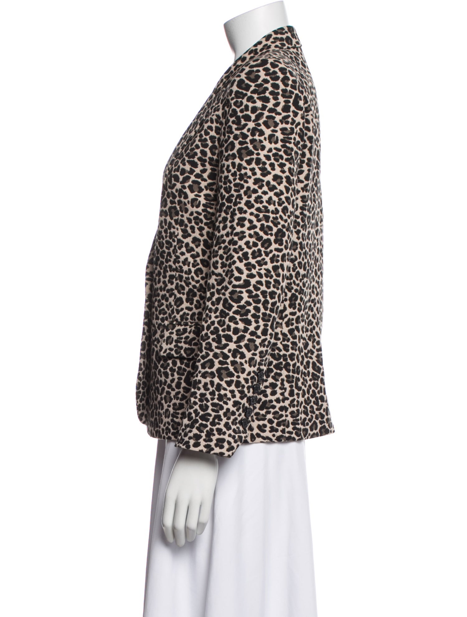 Zadig & Voltaire Animal Print Blazer