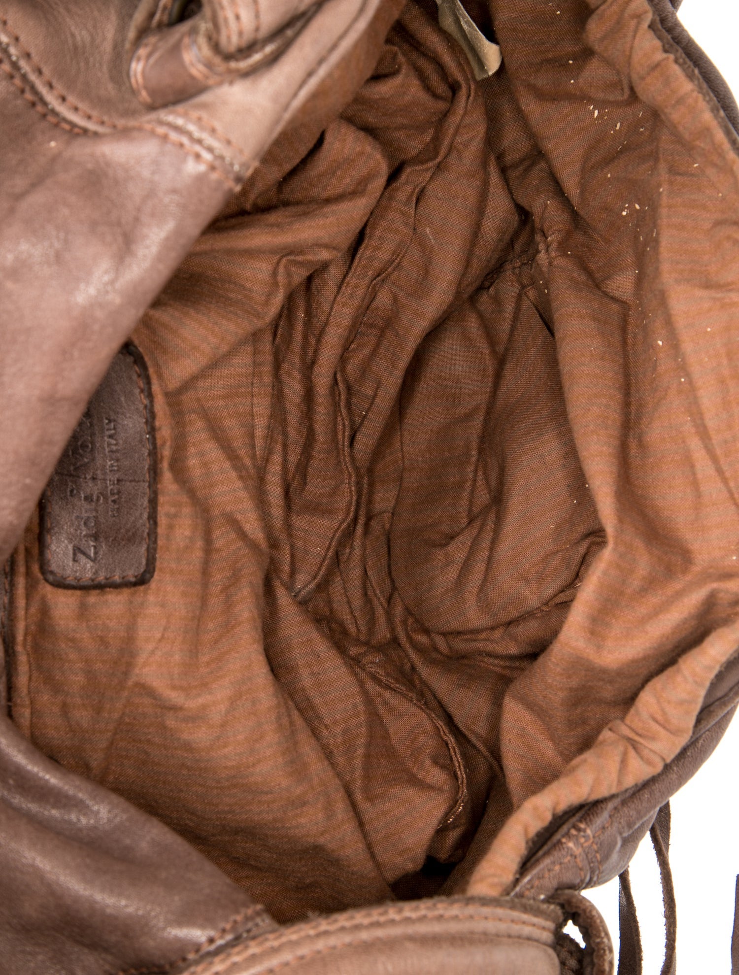 Zadig & Voltaire Leather Shoulder Bag - Brown Handle Bags