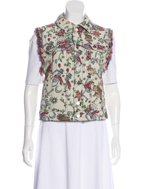 Zadig & Voltaire Patterned Kio Deluxe Vest