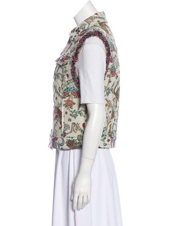 Zadig & Voltaire Patterned Kio Deluxe Vest