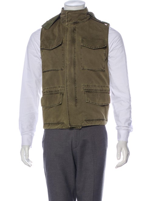 Zadig & Voltaire Hooded Field Vest olive