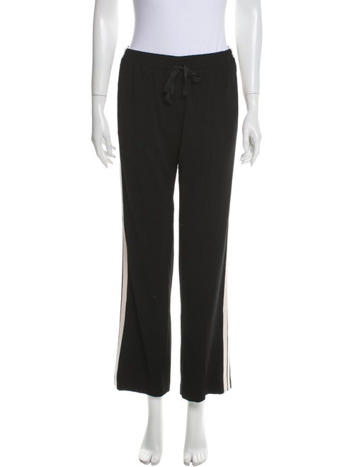 Zadig & Voltaire Mid-Rise Wide Leg Track Pant Blac