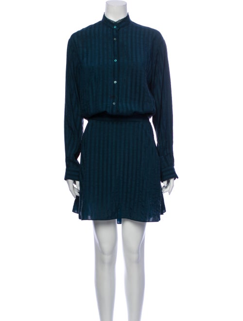Zadig & Voltaire Silk Mini Dress Green