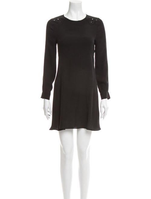 Zadig & Voltaire Silk Mini Dress Black