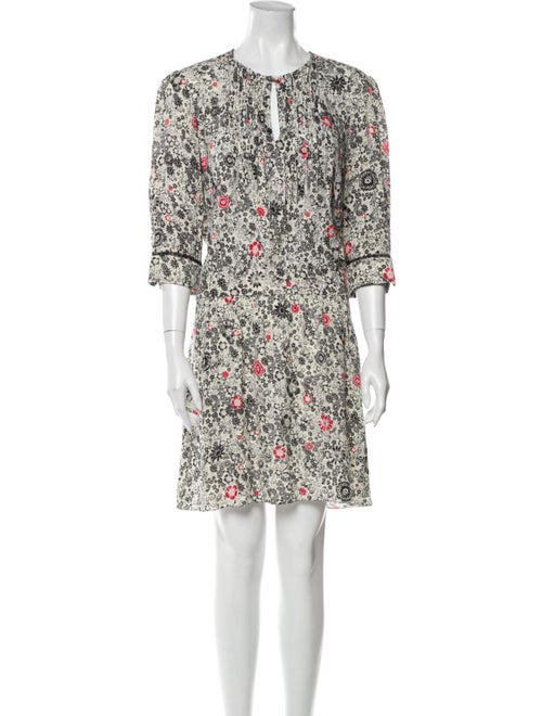 Zadig & Voltaire Floral Print Knee-Length Dress