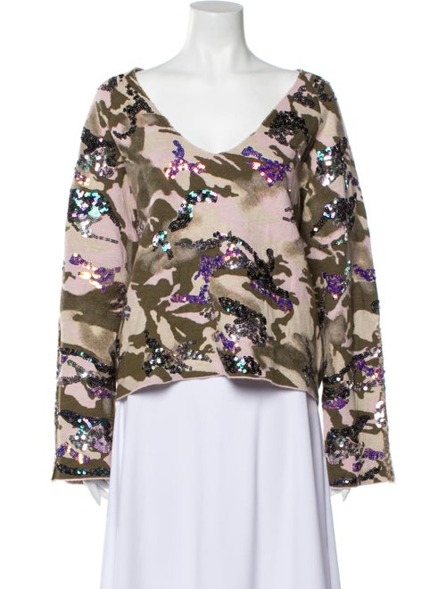 Zadig & Voltaire Wool Printed Sweater Wool