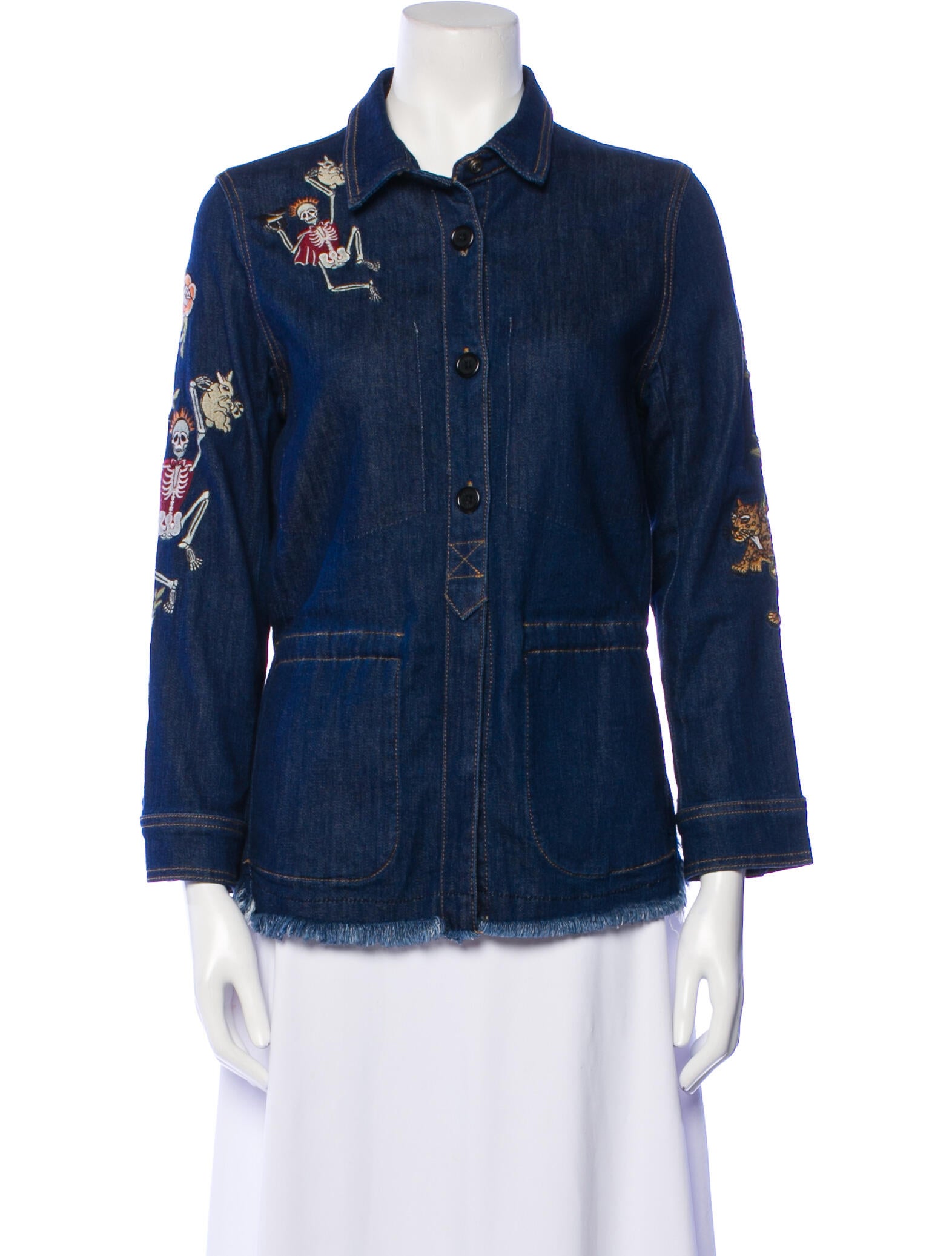 Zadig & Voltaire Denim Jacket Blue Jackets, Clothing ZAV50310 The
