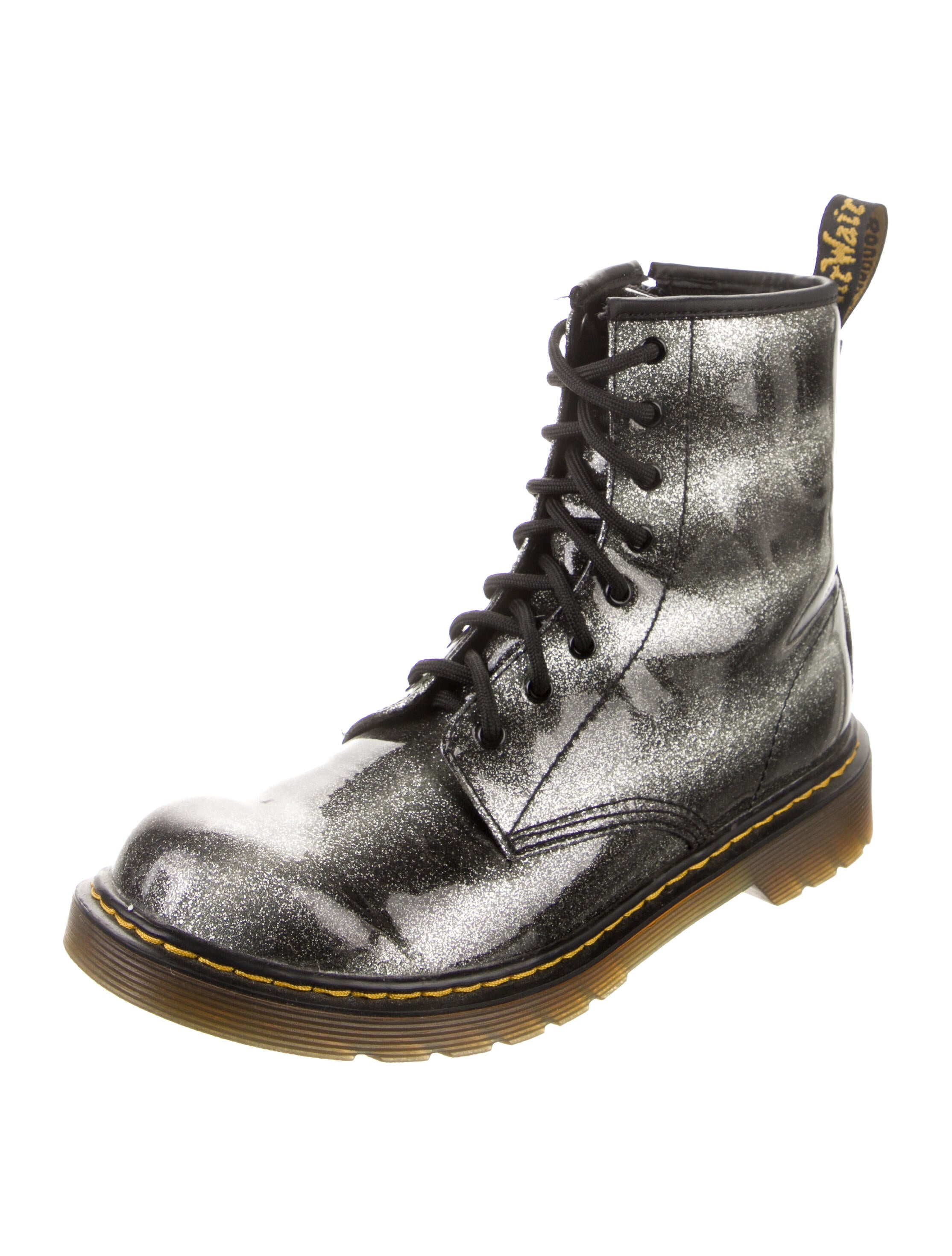 Dr. Martens PVC Printed Combat Boots