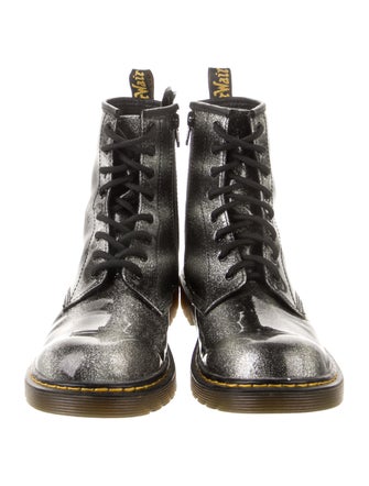 Dr. Martens PVC Printed Combat Boots