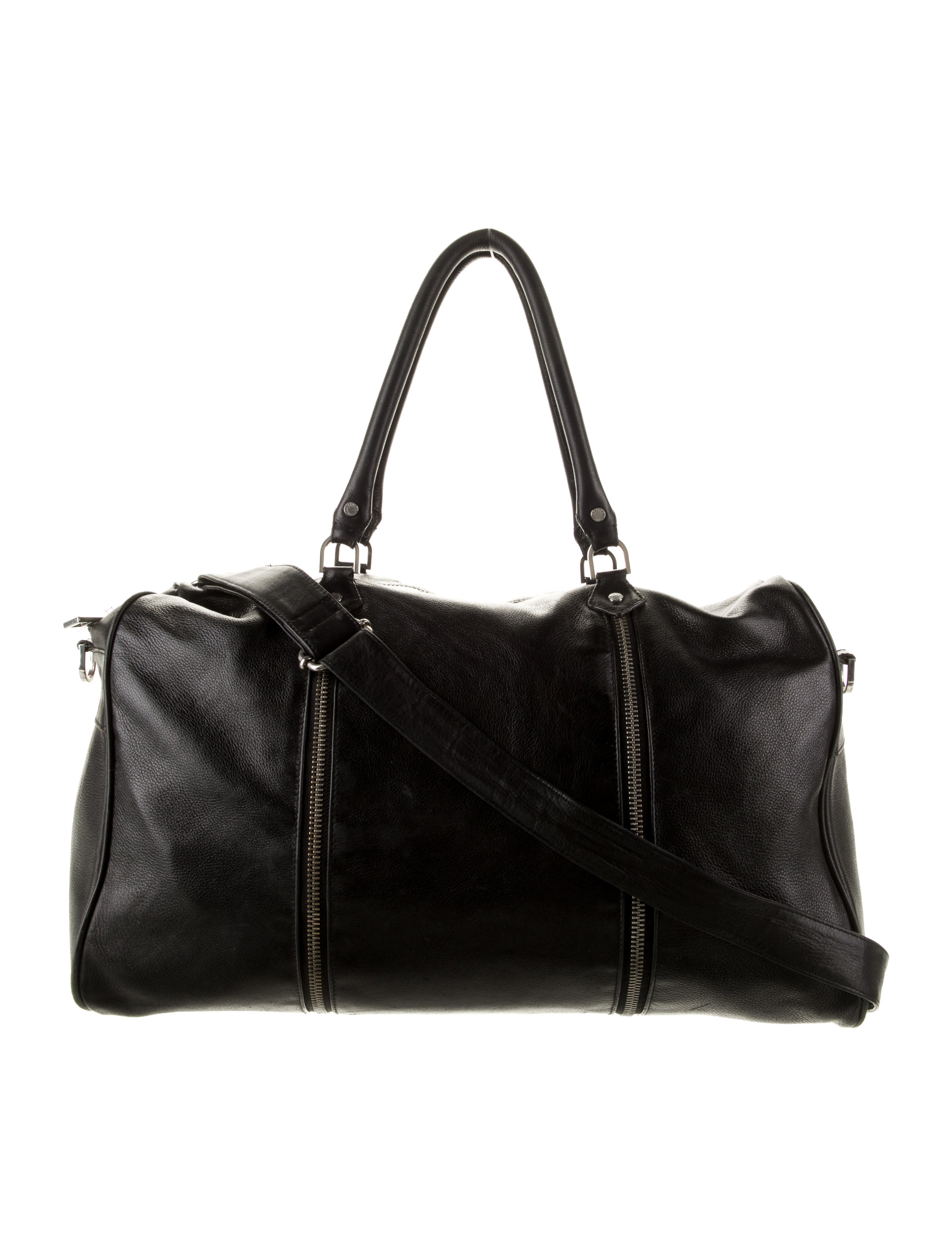 Zadig & Voltaire Leather Luggage Bag - Black Luggage and Travel
