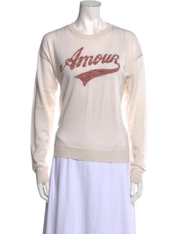 Zadig & Voltaire Knitwear Merino Wool Graphic Print Sweater S