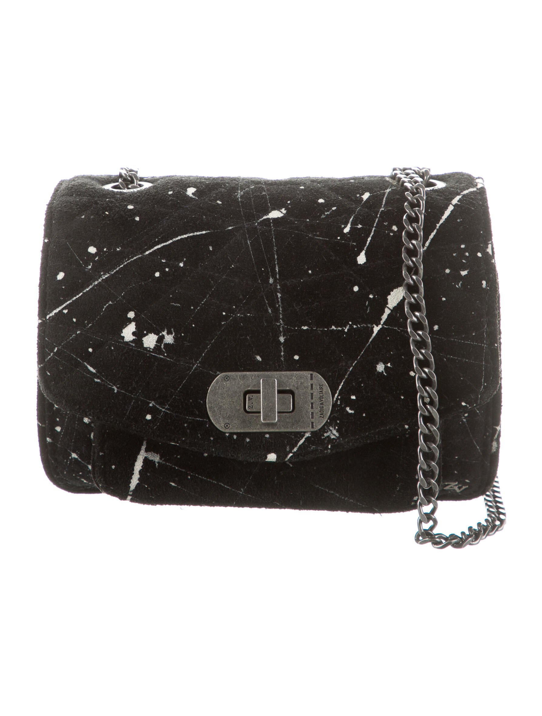 Zadig & Voltaire Suede Crossbody Bag Black Crossbody Bags, Handbags