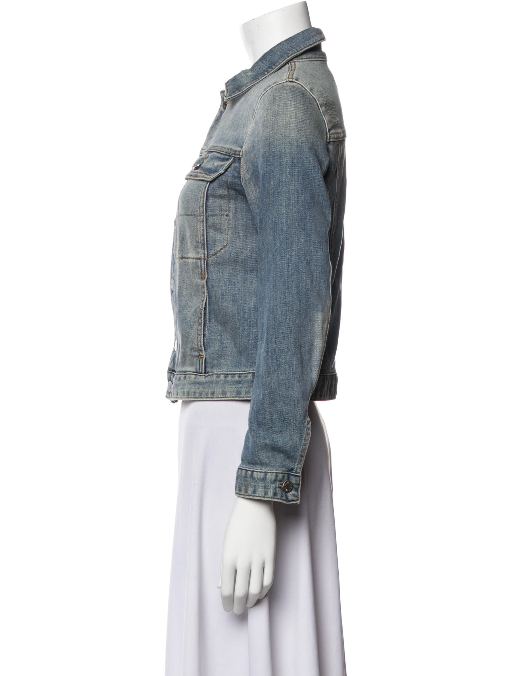 Zadig & Voltaire Denim Jacket Blue Jackets, Clothing ZAV62615 The