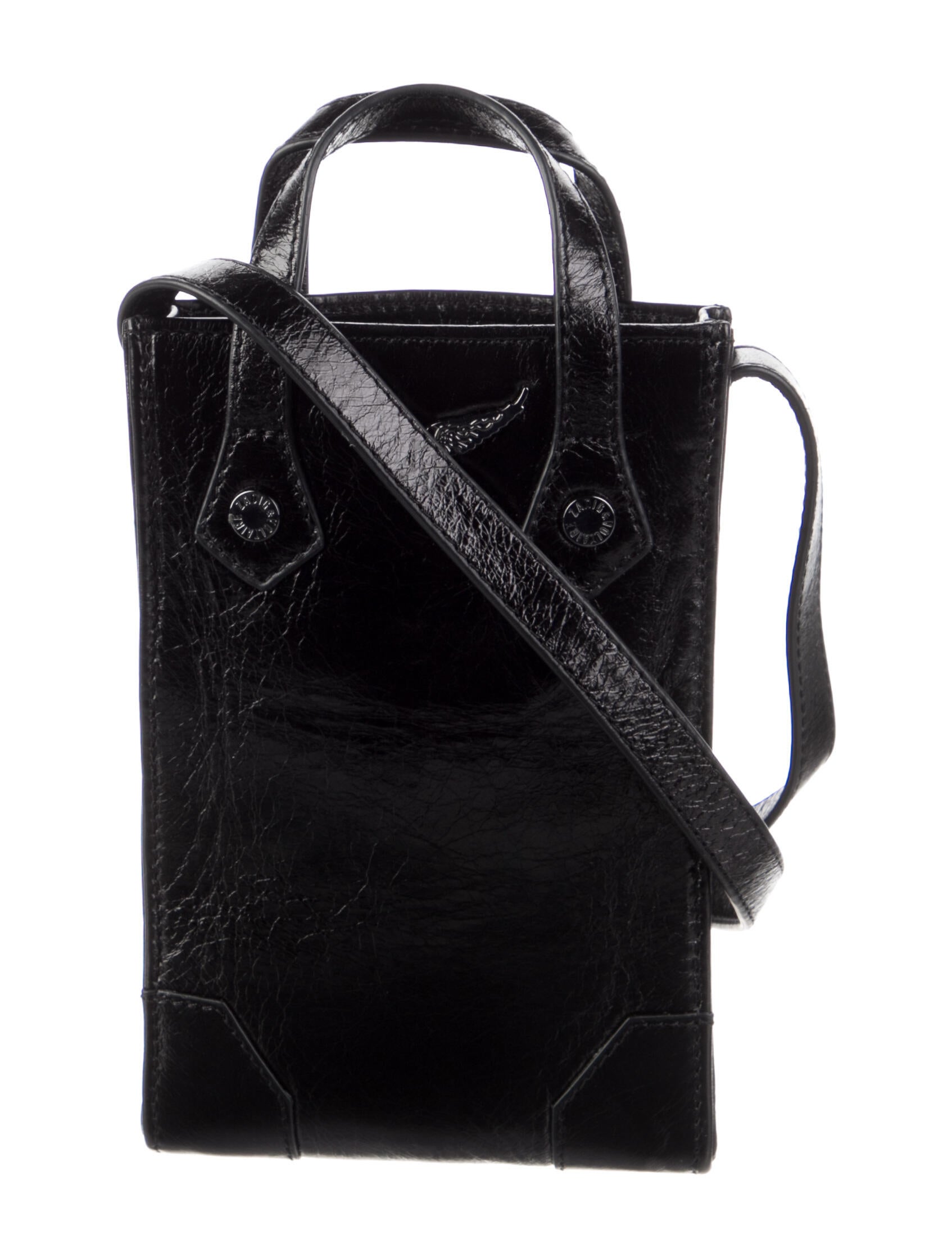 Zadig & Voltaire Leather Crossbody Bag Black Crossbody Bags, Handbags