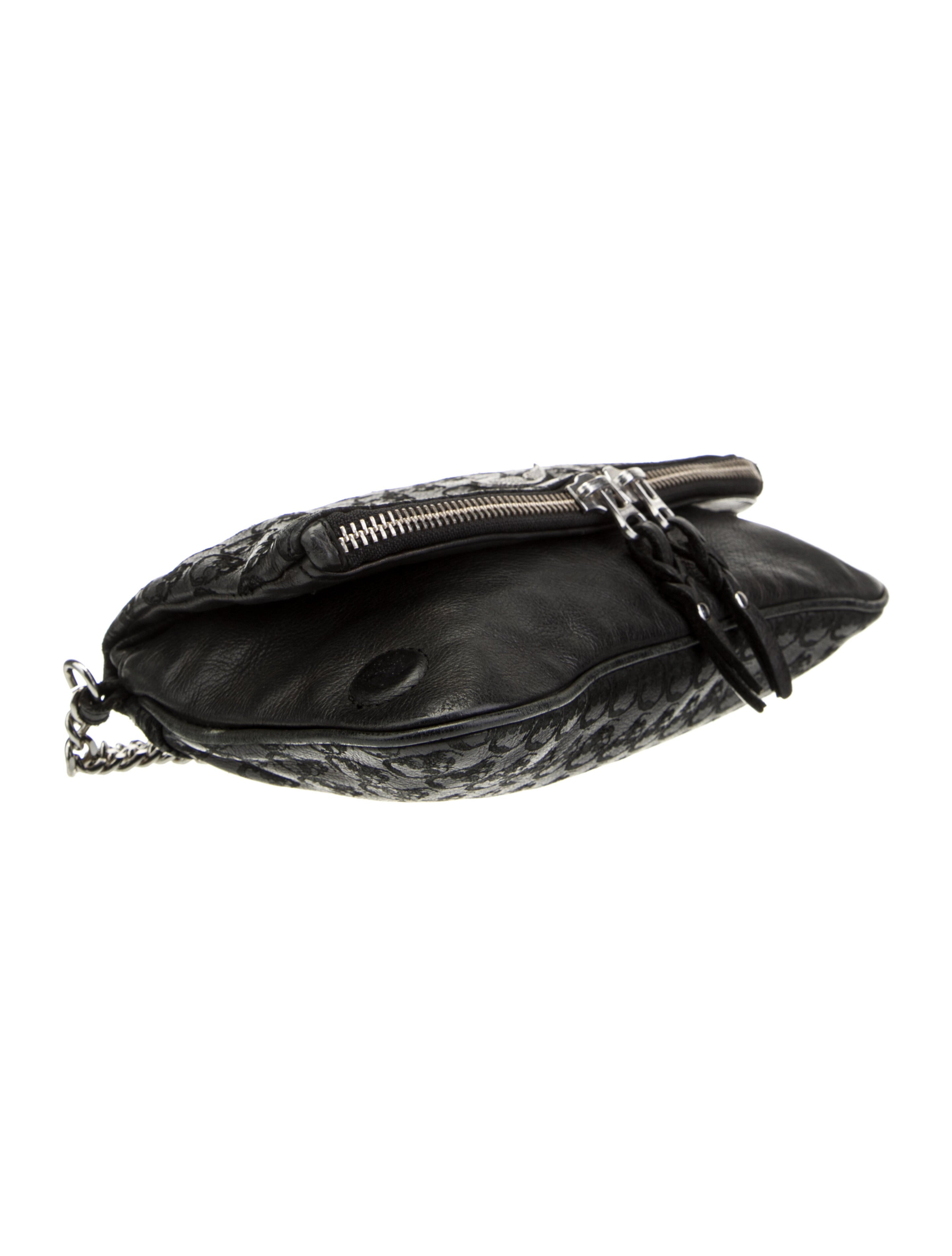 【ほぼ新品】Zadig&amp;Voltaire  スカル ショルダーバッグ パイソン ZADIG&VOLTAIRE - 【ほぼ新品】Zadig&Voltaire スカル ショルダー