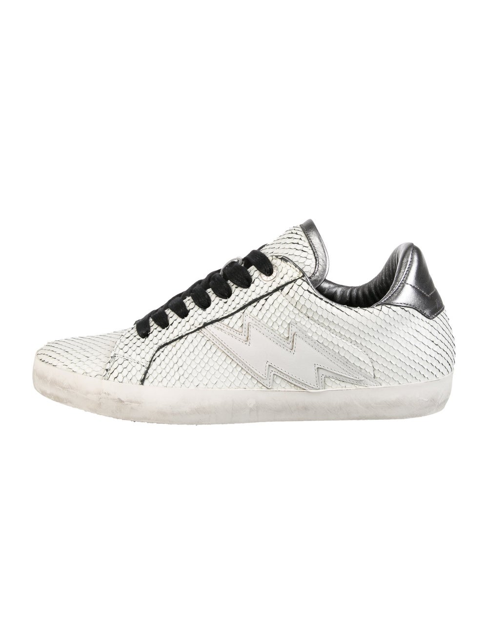 Zadig & Voltaire Snakeskin Sneakers - Gem