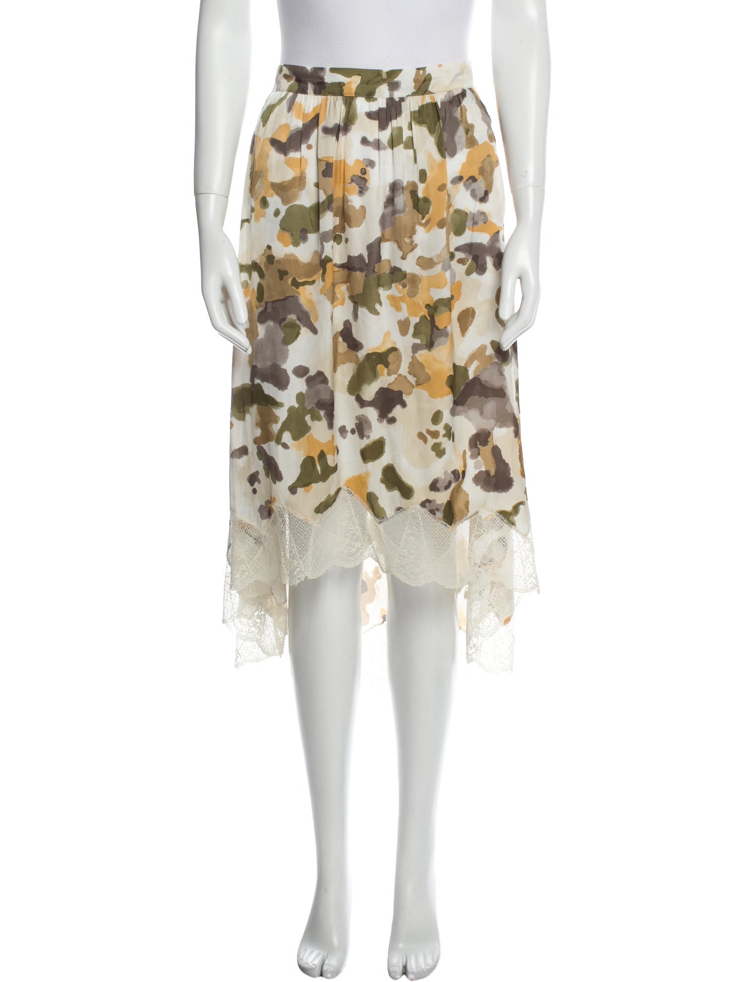 Zadig & Voltaire Printed Midi Length Skirt