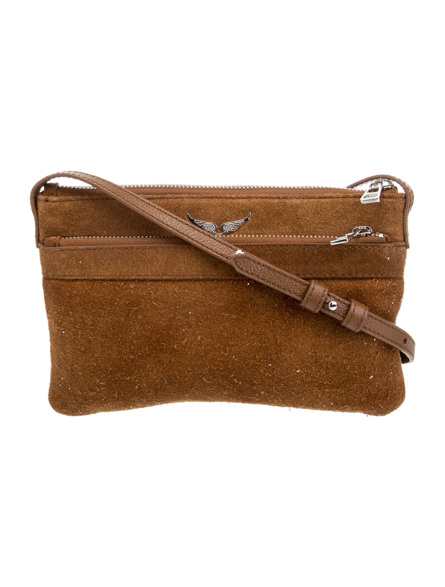 Zadig & Voltaire Suede Crossbody Bag Brown Crossbody Bags, Handbags