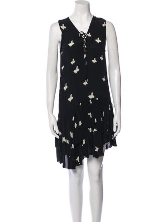 Zadig & Voltaire Printed Mini Dress