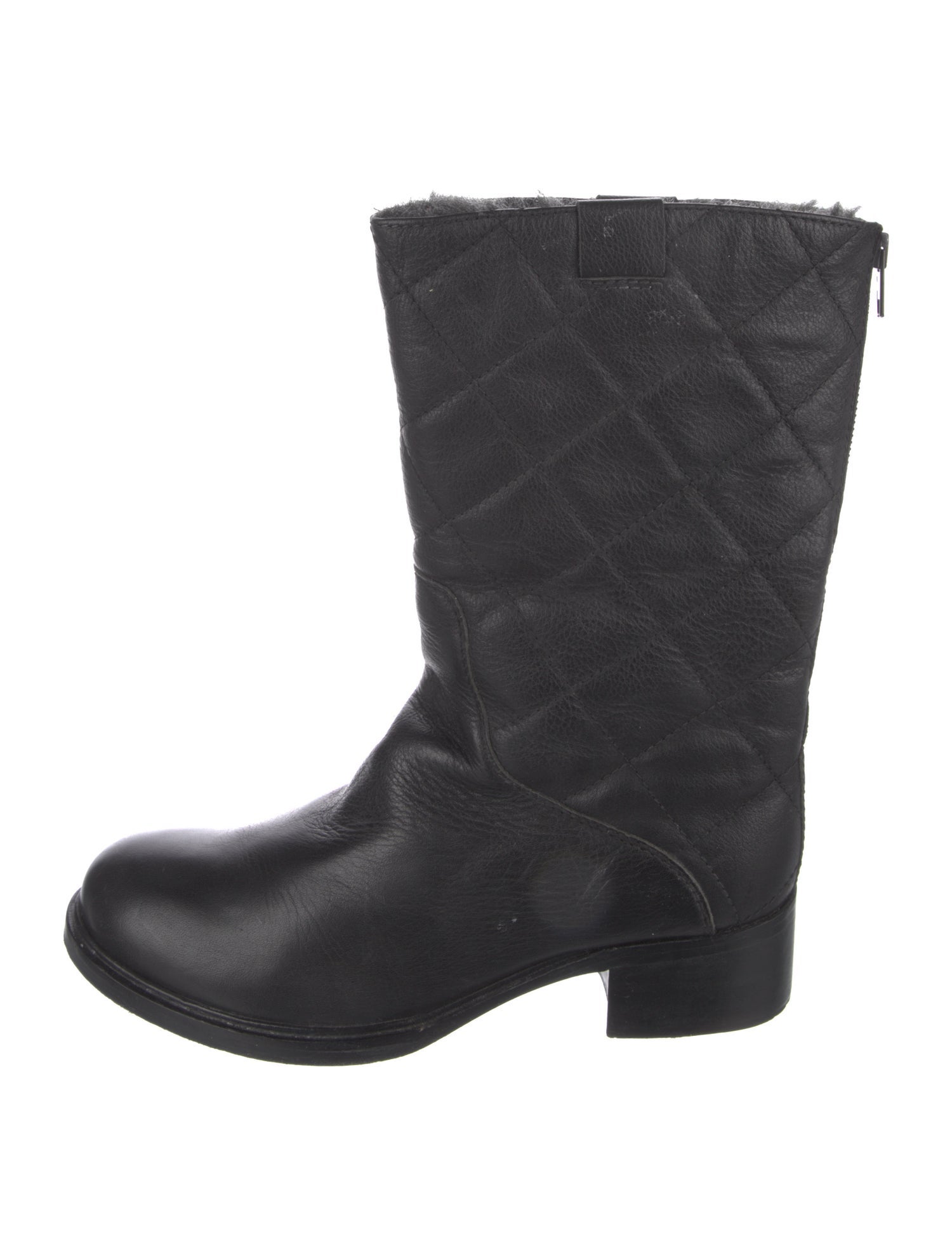 Zadig & Voltaire Leather Moto Boots