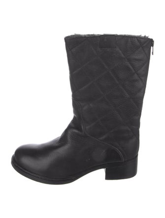 Zadig & Voltaire Leather Moto Boots