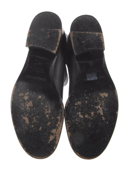 Zadig & Voltaire Leather Moto Boots