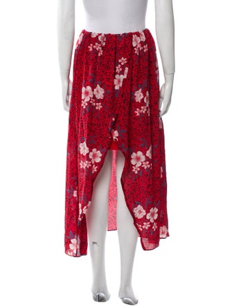 Zadig & Voltaire Silk Midi Length Skirt