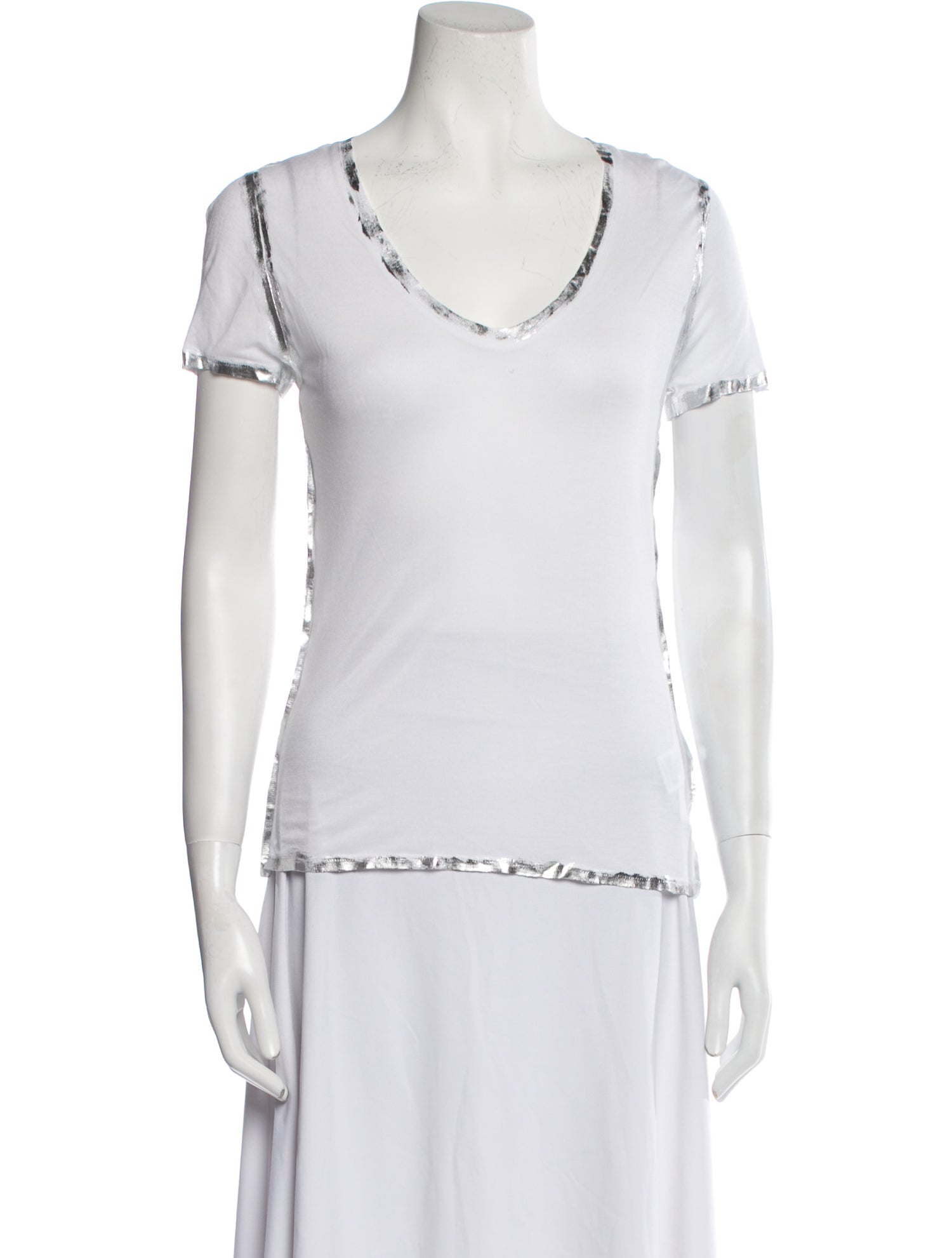 Zadig & Voltaire V-Neck Short Sleeve T-Shirt