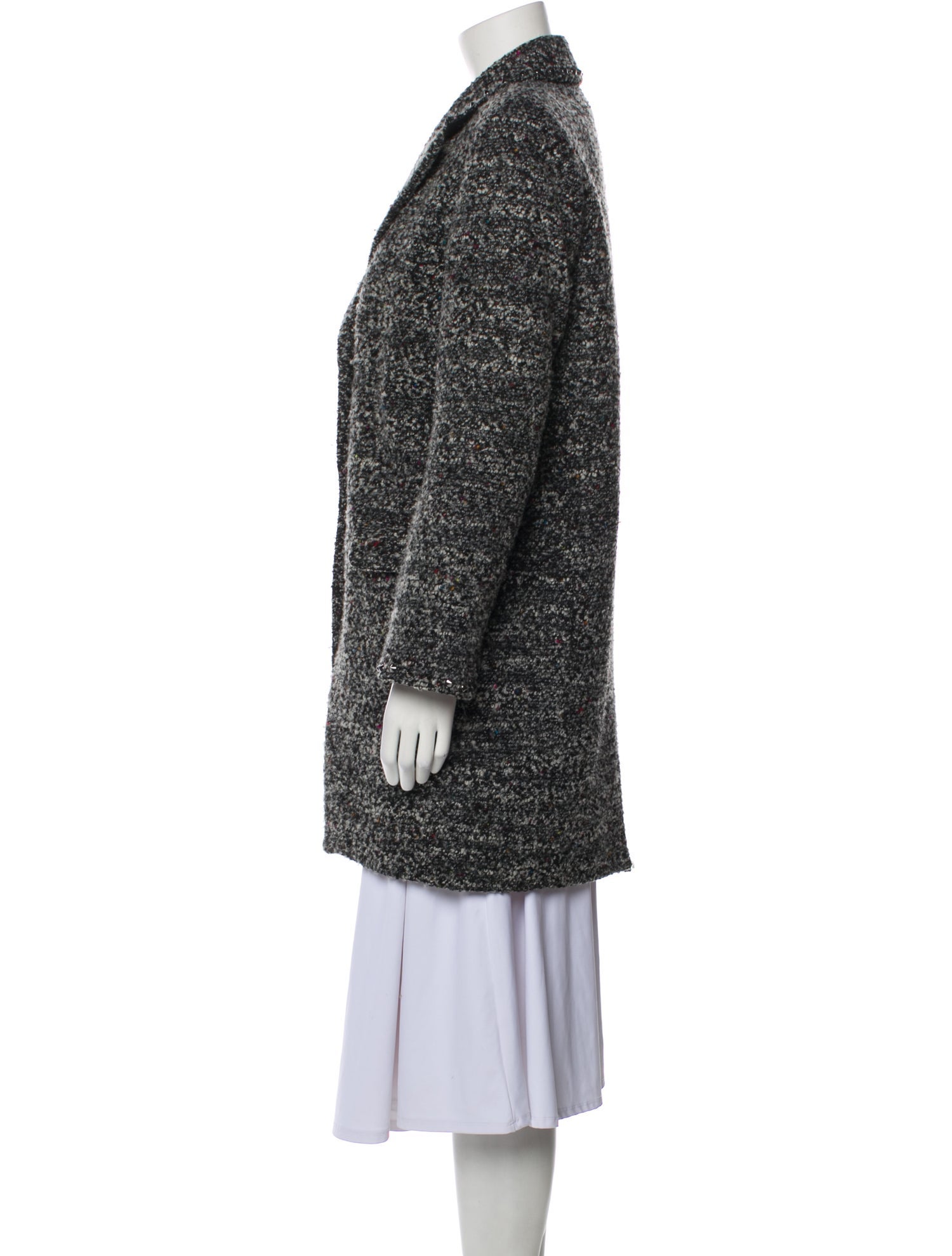 Zadig & Voltaire Tweed Pattern Coat