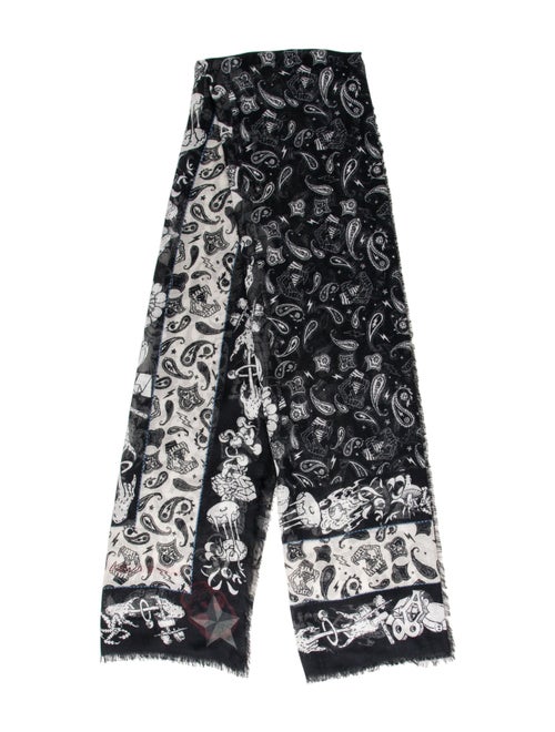 Zadig & Voltaire Silk Paisley Print Scarf