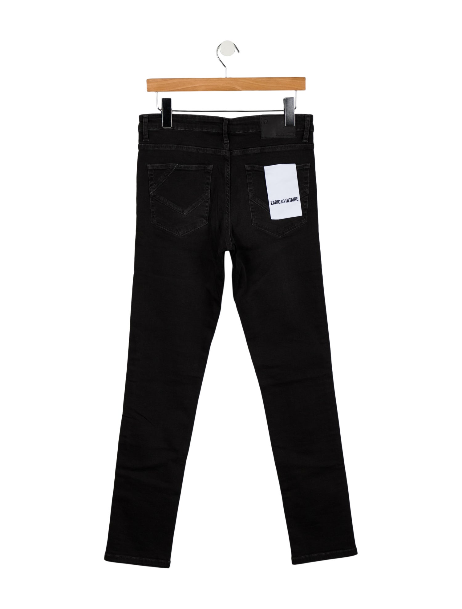 Zadig & Voltaire Mid-Rise Straight Leg Jeans