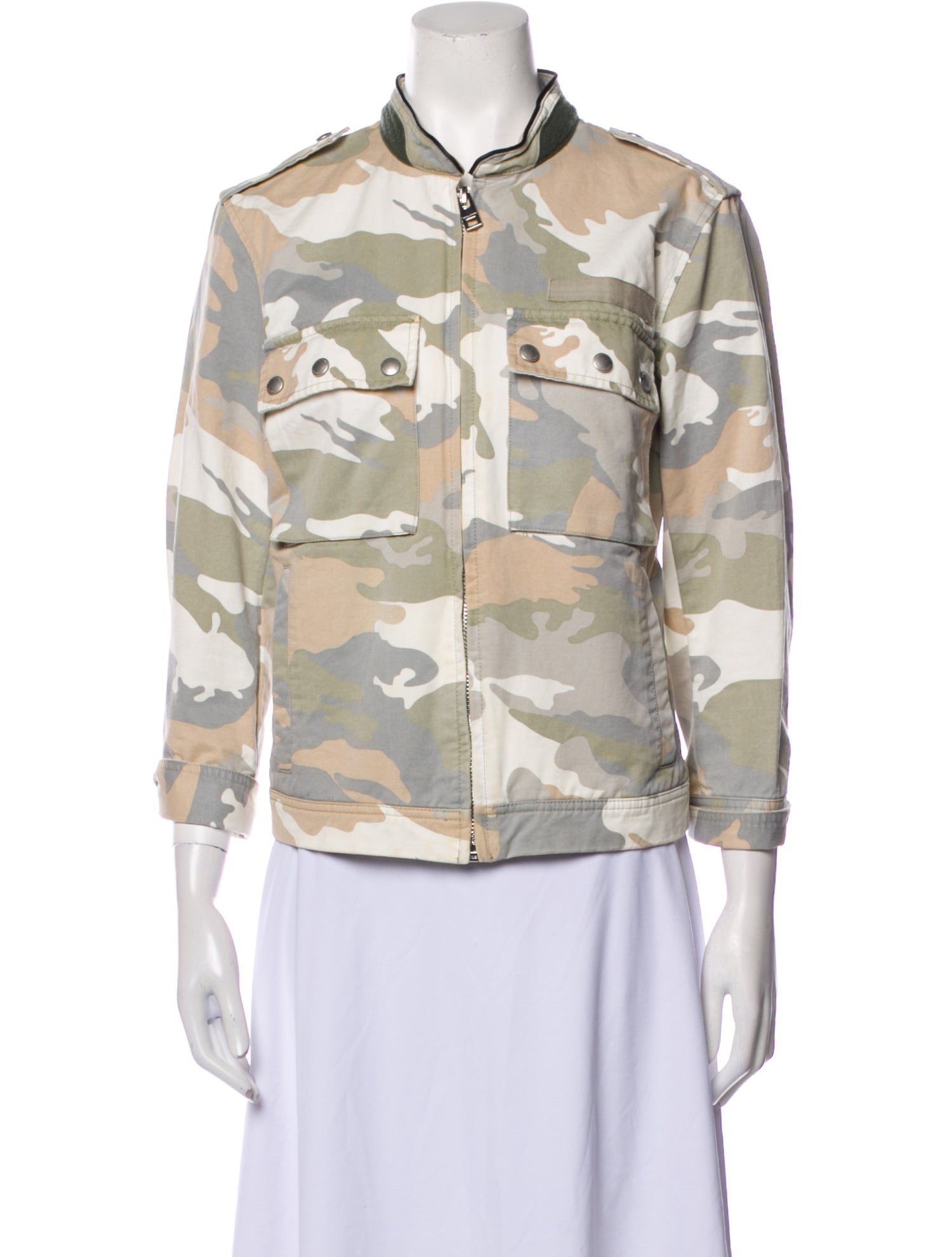 Zadig & Voltaire Camouflage Print Jacket