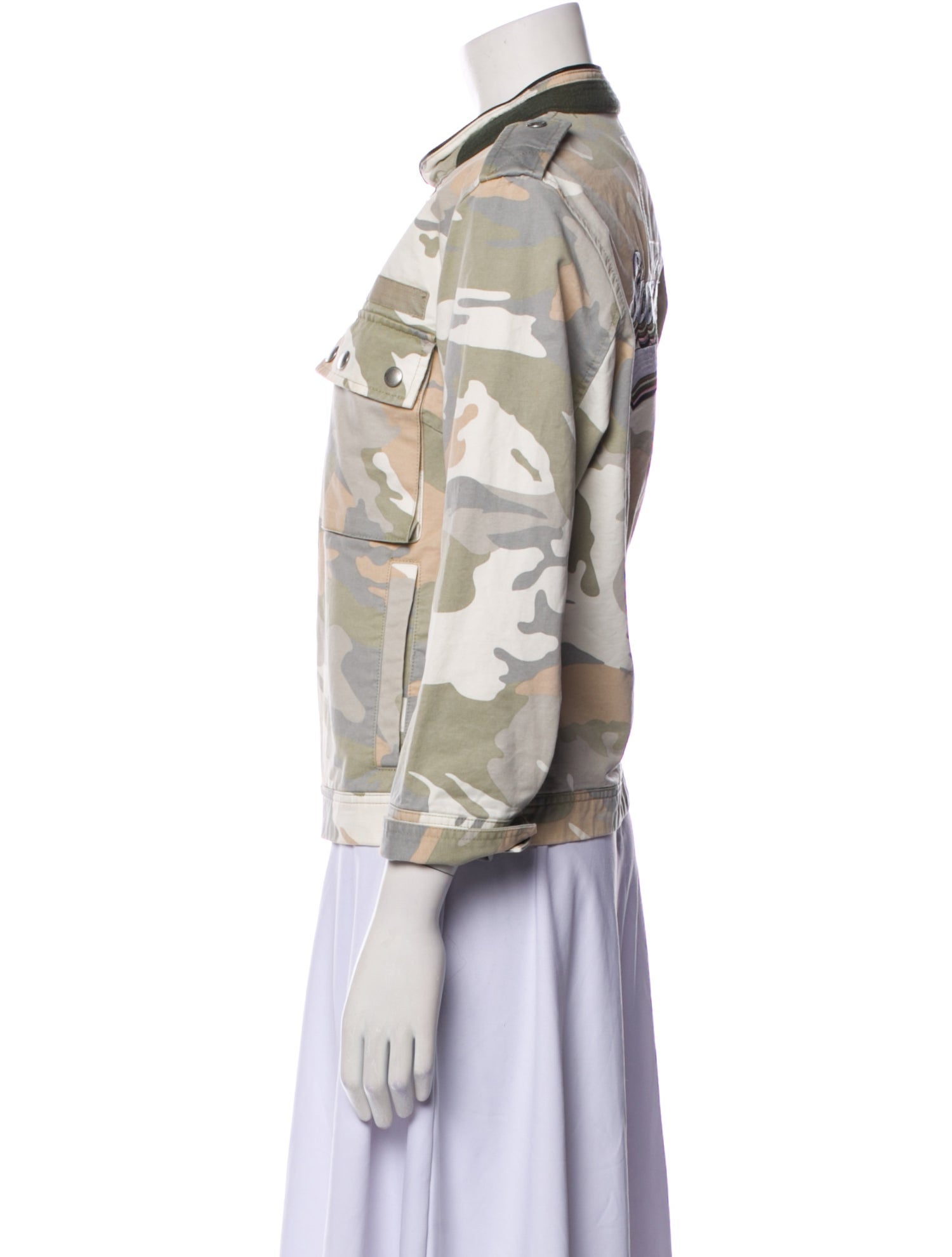 Zadig & Voltaire Camouflage Print Jacket