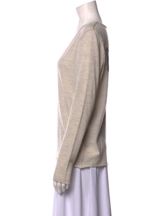 Zadig & Voltaire Merino Wool Plunge Neckline Sweater