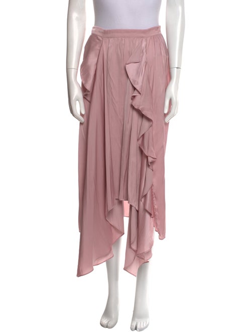 Zadig & Voltaire Ruffle Embellishment Midi Length Skirt