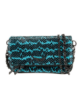 Zadig & Voltaire Snakeskin Minaudière