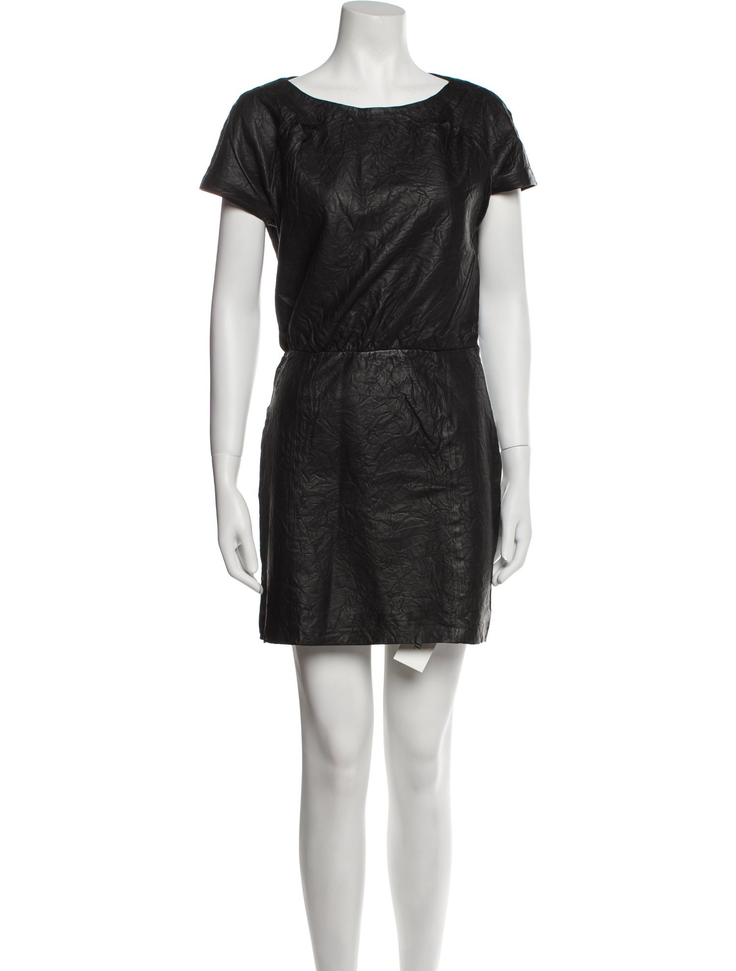 Zadig & Voltaire Lamb Leather Mini Dress - Black Dresses, Clothing -  ZAV96718 | The RealReal