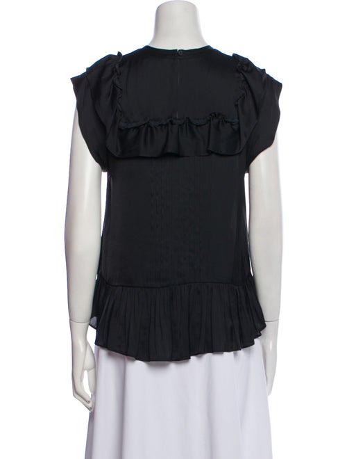 Zadig & Voltaire Crew Neck Short Sleeve Blouse